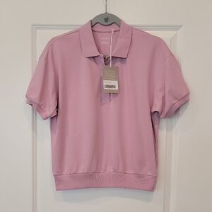 Everlane The Oversized Cotton Poli Shirt In Mauve Size Small NWT